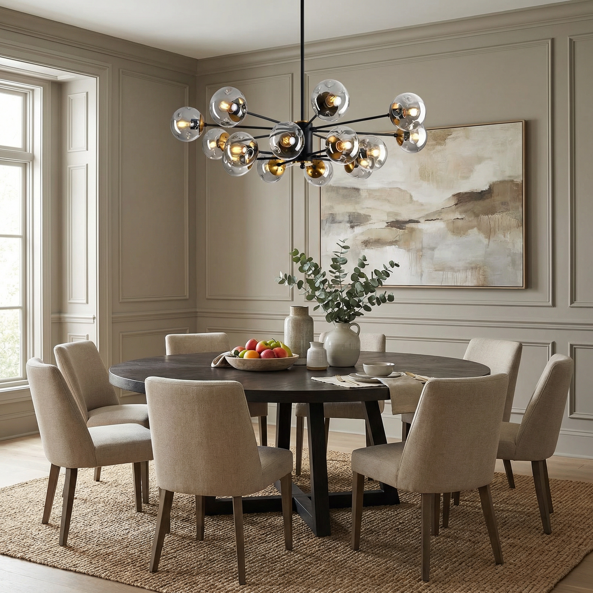 Luma Collection Modern Chandelier With Minimalist Design For Dining Rooms And More