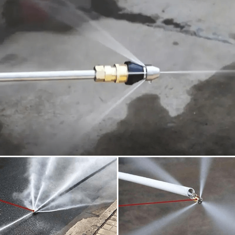 PipeClear Turbo Jet Nozzle For Rapid Blockage Clearance