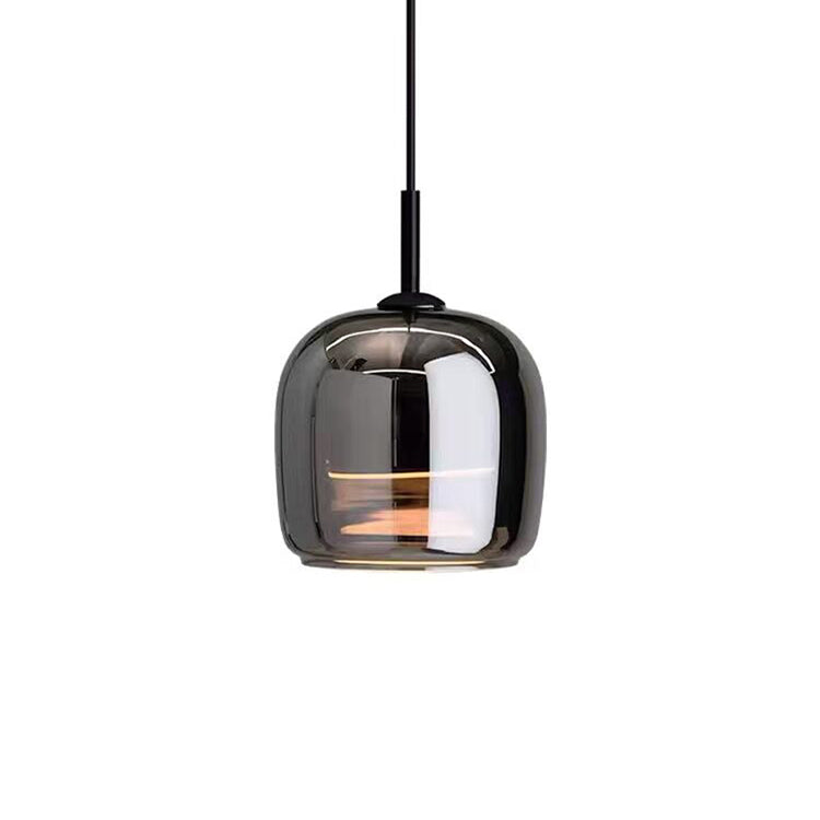 Noctra Black Glass Pendant Lamp For Contemporary Interiors