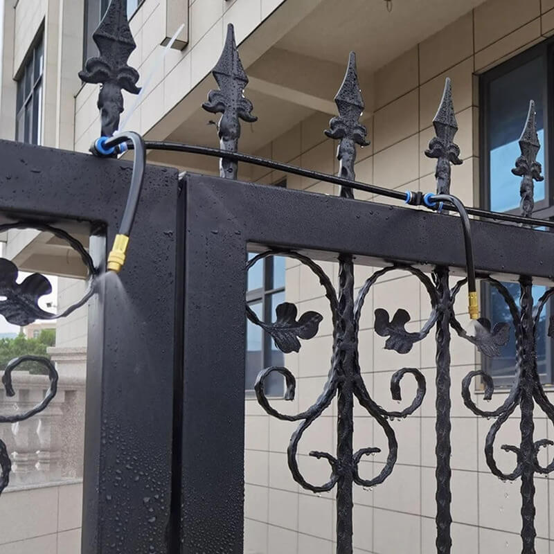 Zestaw nawadniania kroplowego z elastycznym wężem obrotowym o 360 stopni do ogrodów | Fervei