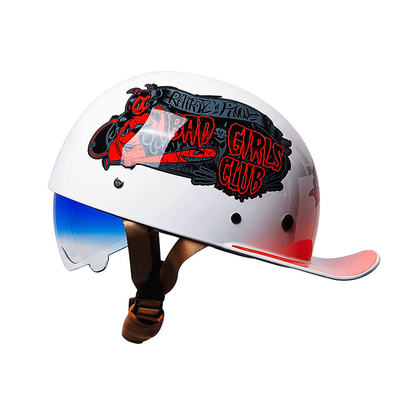 Classic Baseball Style DOT Approved Motorcycle Helmet For Riders