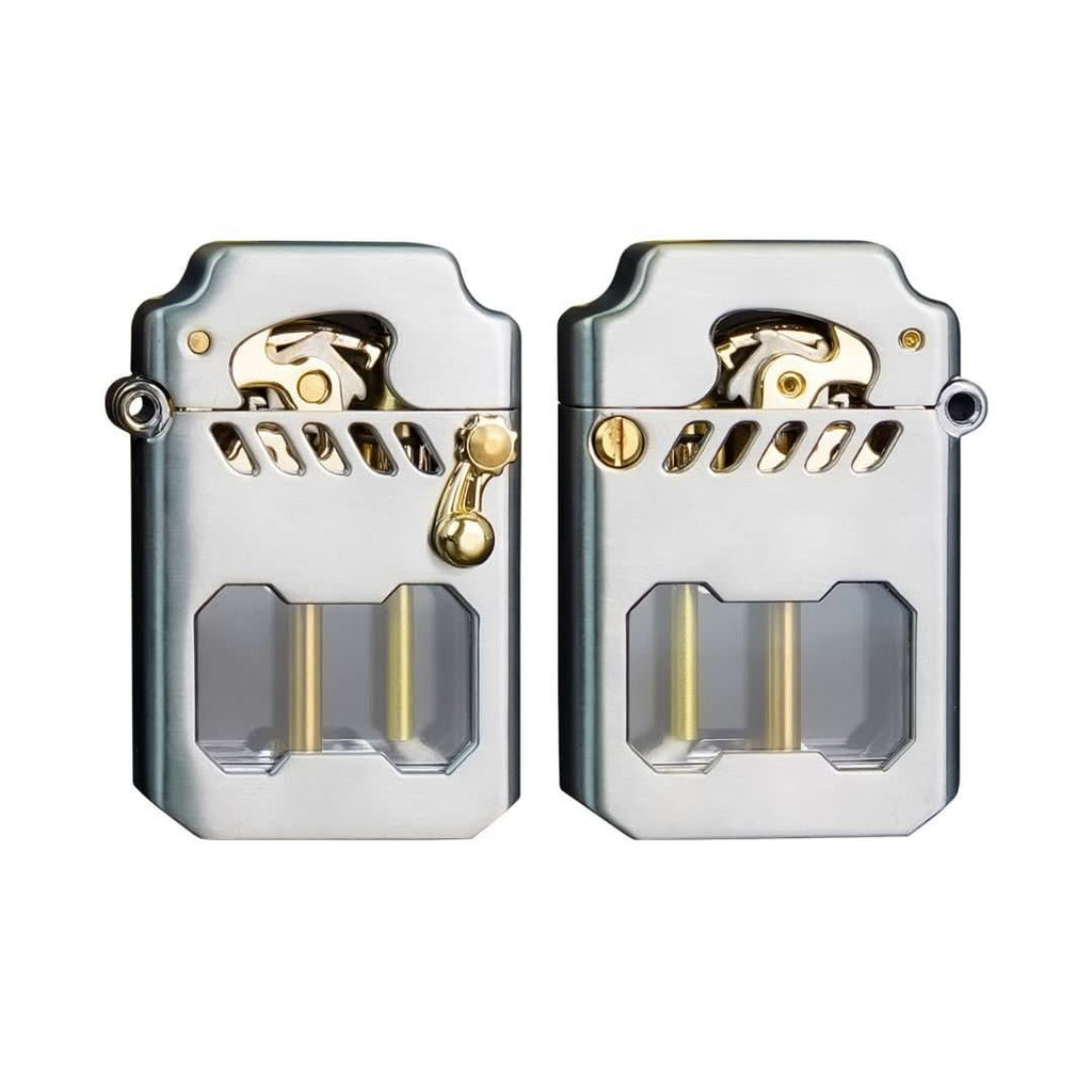 ForgeFlare Windproof Lighter With Gear Mechanism And Style
