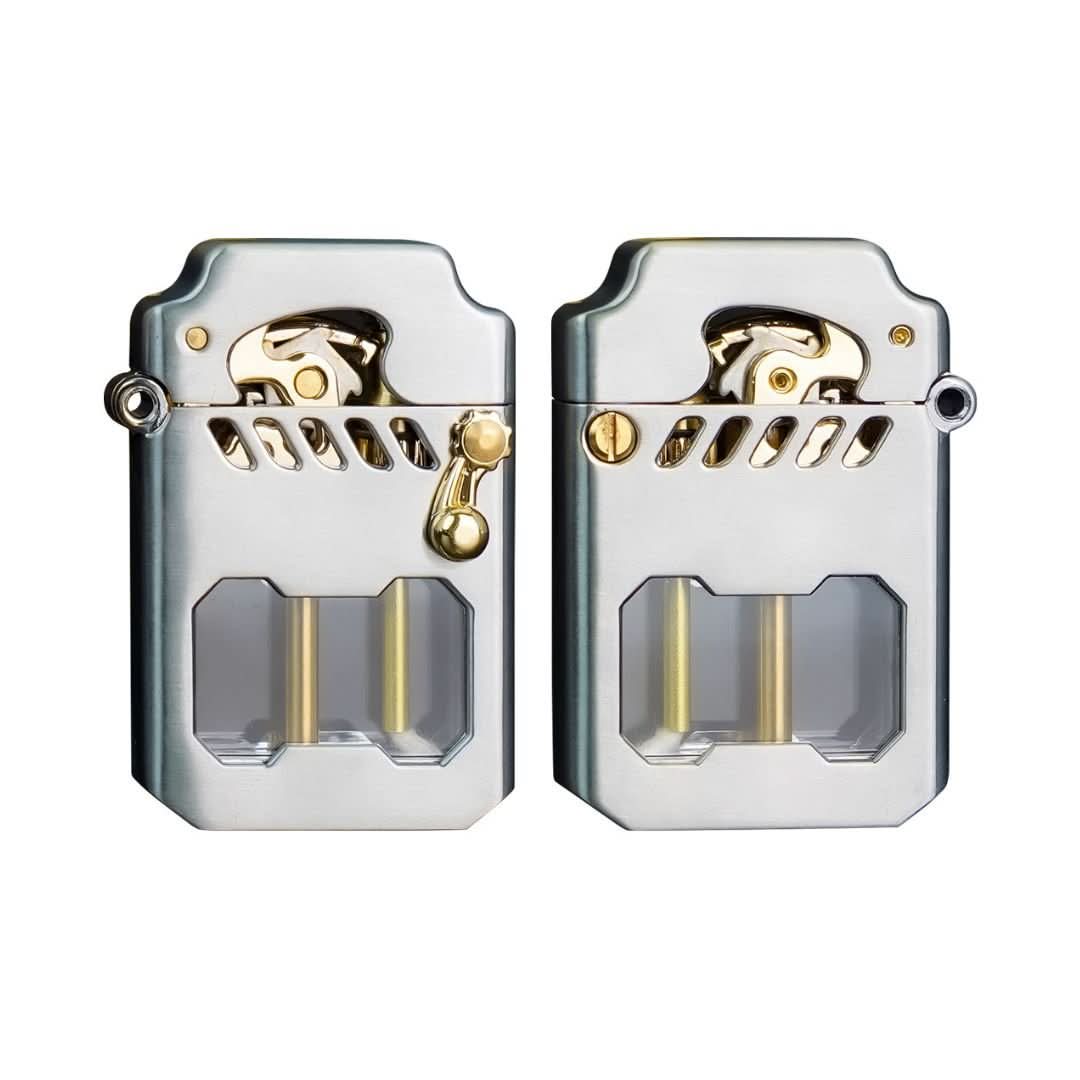 ForgeFlare Windproof Lighter With Gear Mechanism And Style