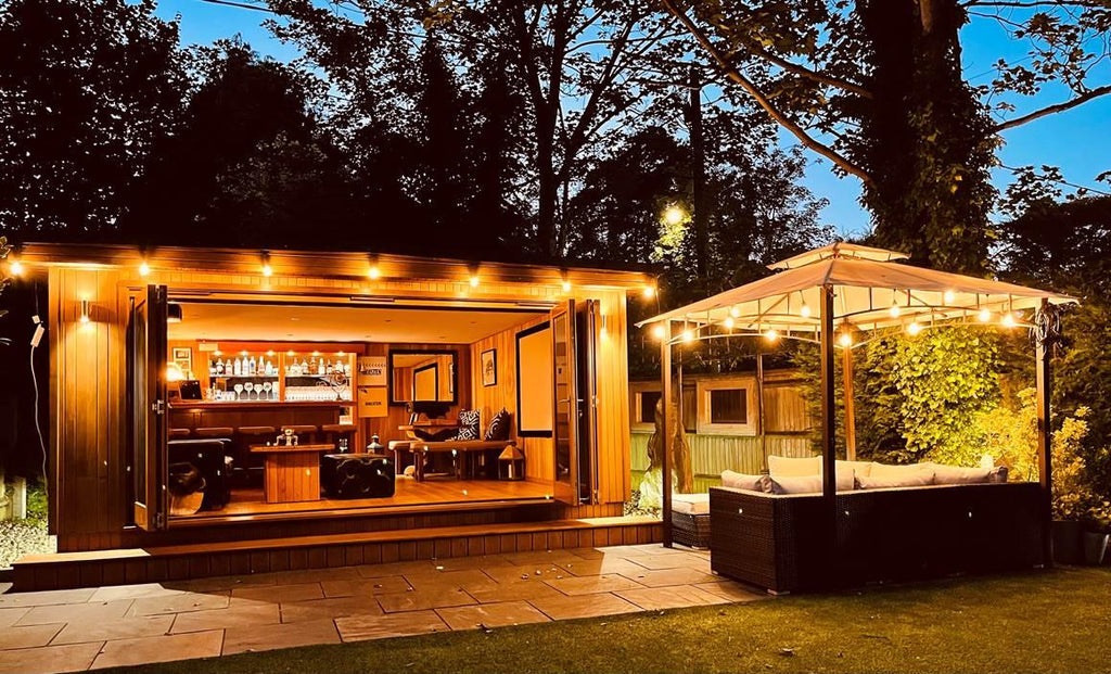 Zware Buiten LED Stekker Sfeerverlichting, Waterdicht Warm Wit