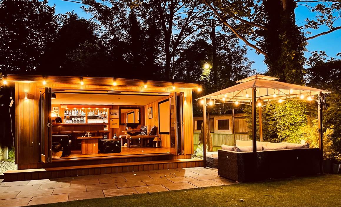 Zware Buiten LED Stekker Sfeerverlichting, Waterdicht Warm Wit