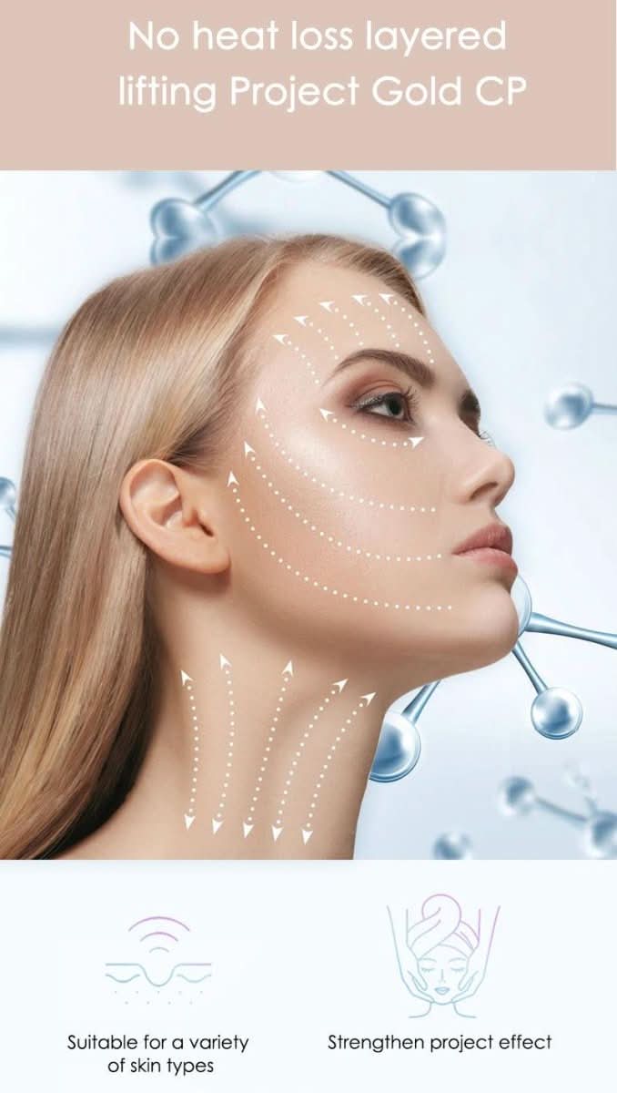 RadiantLift profesionální masážní přístroj na obličej s mikroproudy pro pevnější a hladší pokožku