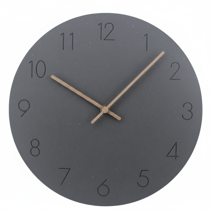 NordLuma Wall Clock Silent Nordic Style For Modern Rooms