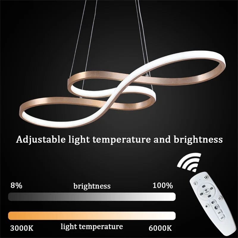 Lampadario LED intrecciato Korelle, lampada moderna