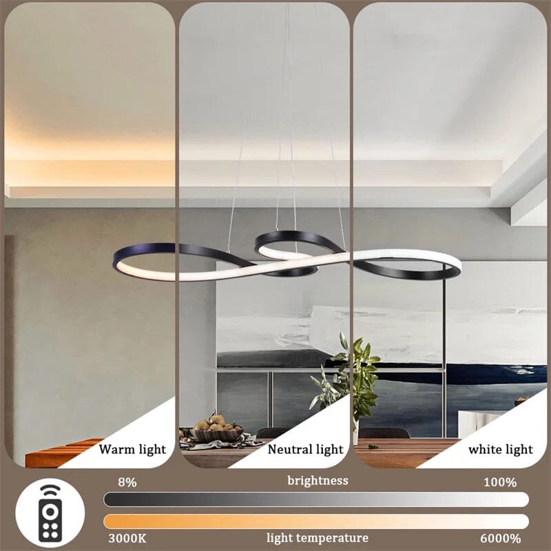 Lampadario LED intrecciato Korelle, lampada moderna