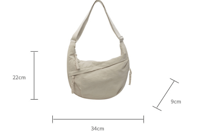 CityLine Nylon-Schultertasche für Alltag und Freizeit