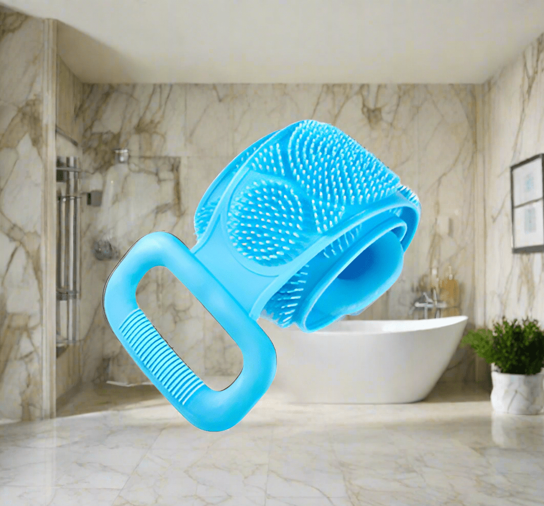 GlowWave Silicone Body Scrub Brush For Smooth And Radiant Skin