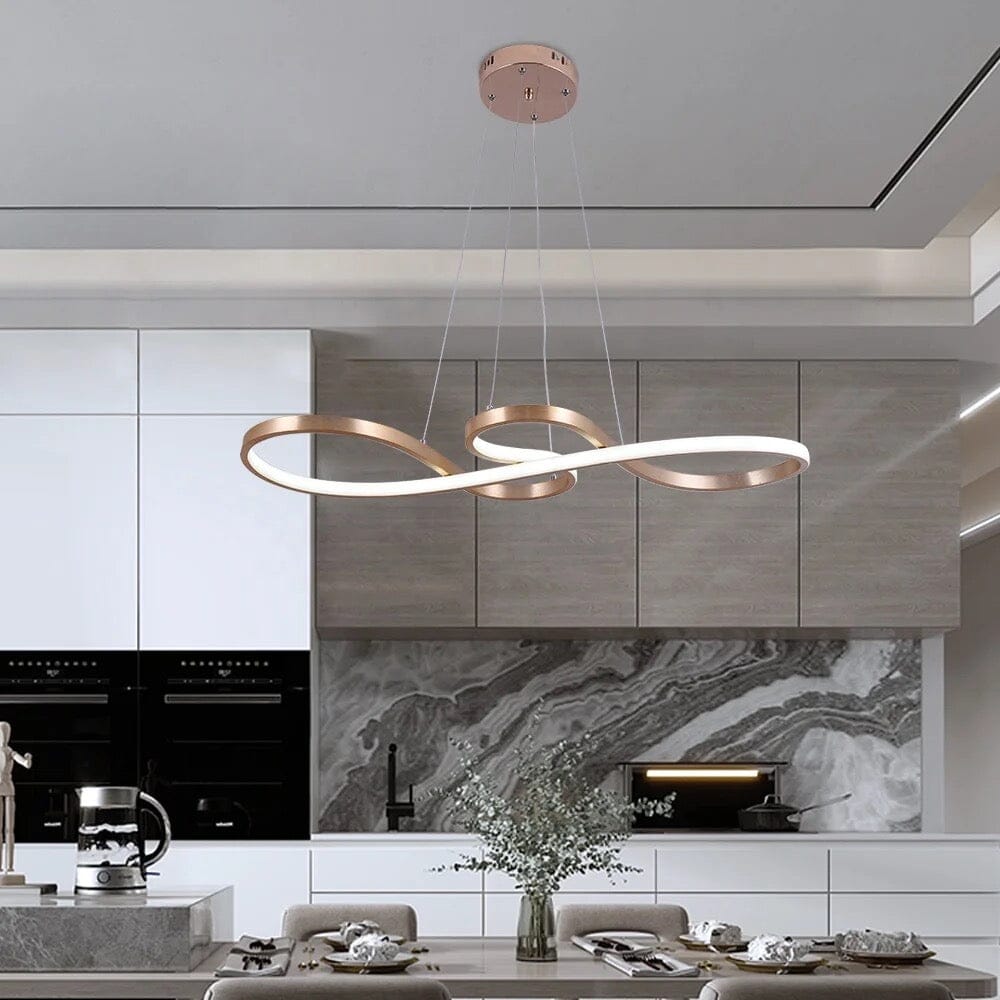 Lampadario LED intrecciato Korelle, lampada moderna