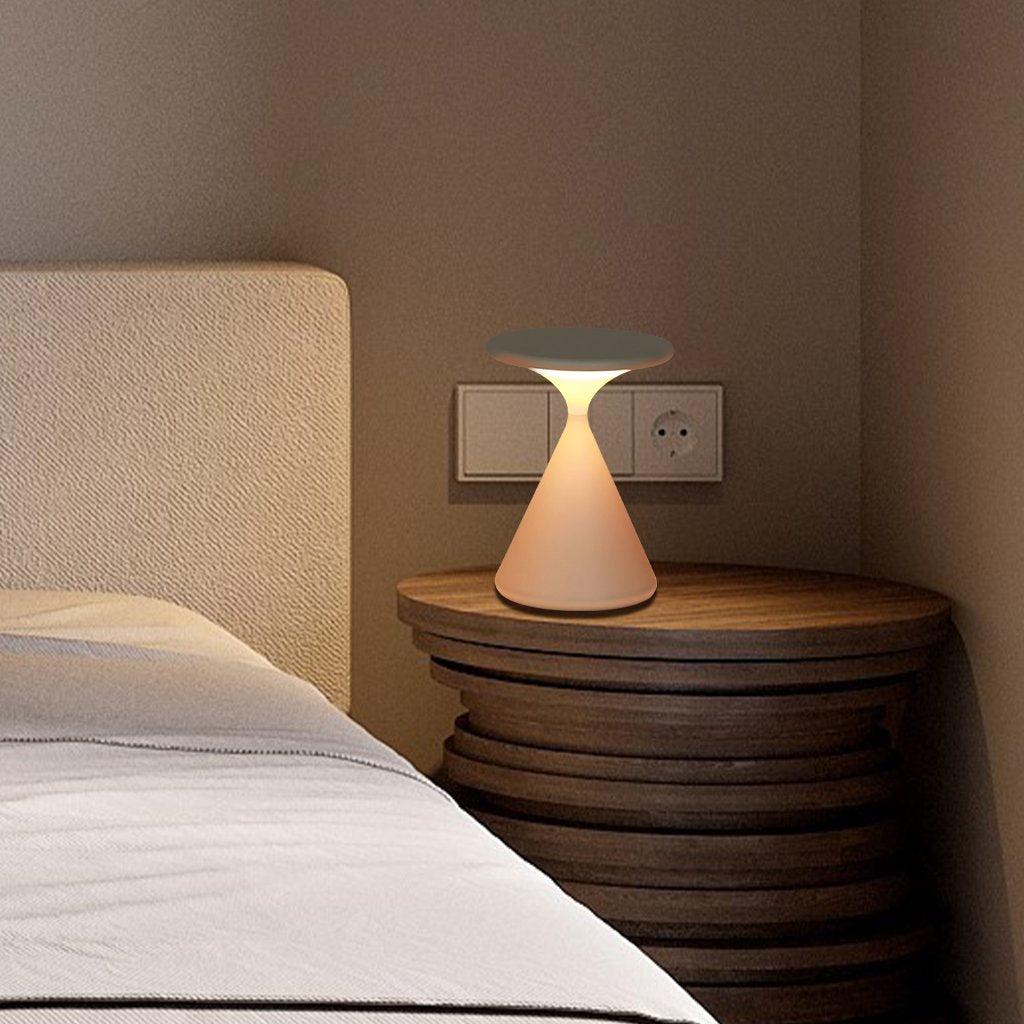 LuminaHour Cordless Hourglass Lamp For Contemporary Homes
