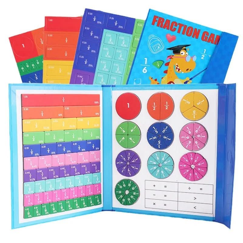 Fraction Quest Interaktives Lernset mit Buntes Puzzle