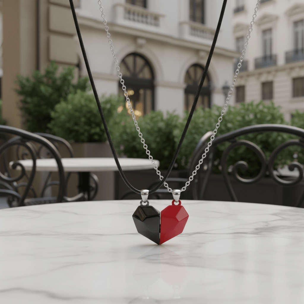 Lumine Twin Hearts Necklace Magnetic 2 In 1 For Eternal Love