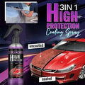 3-i-1 Bilbeskyttende Coating Spray – Højglans & Vandtæt – Til Lak og Udvendigt