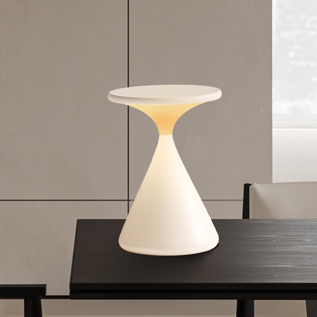 LuminaHour Cordless Hourglass Lamp For Contemporary Homes