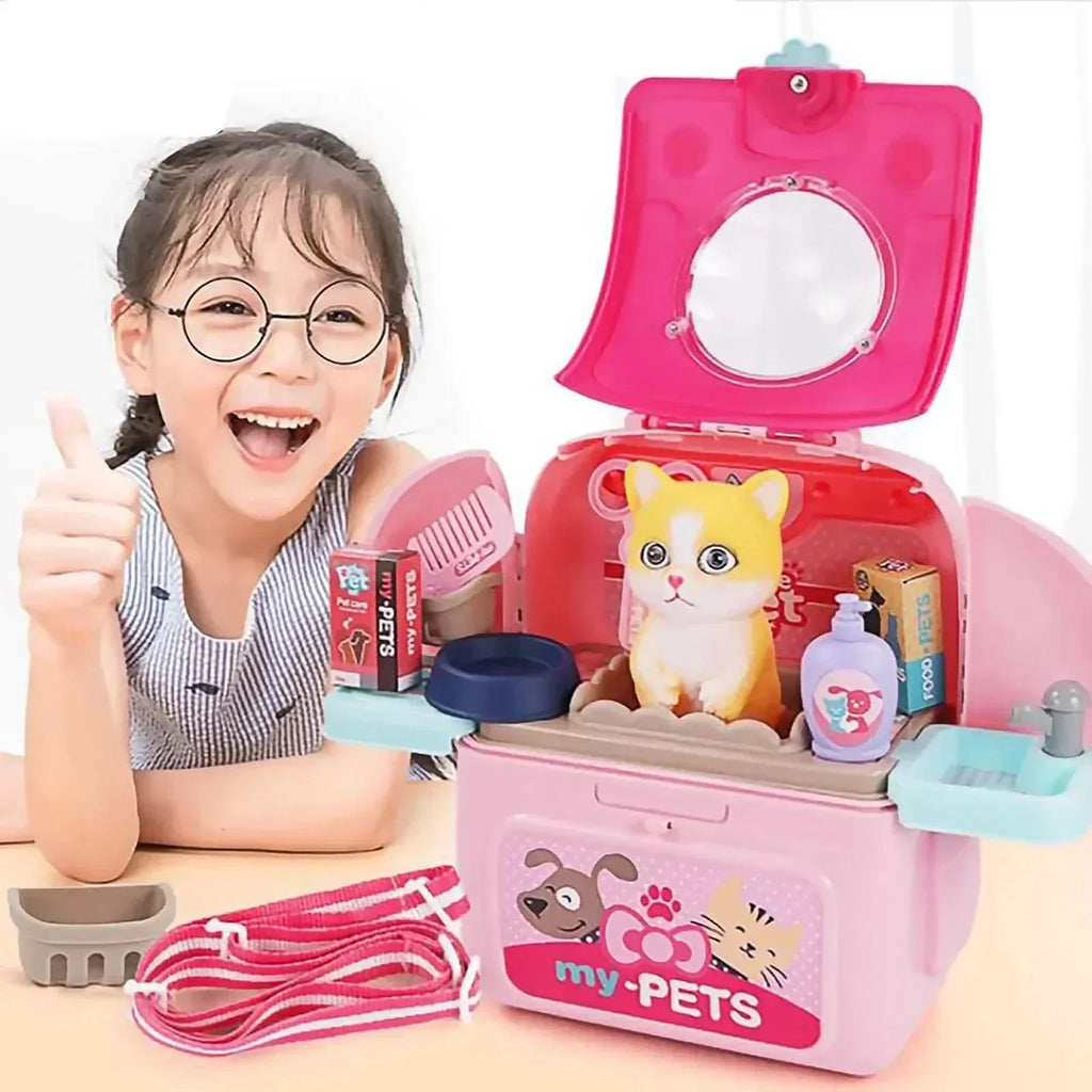 Set de jeu CritterCare pour soins des animaux, apprentissage ludique pour enfants