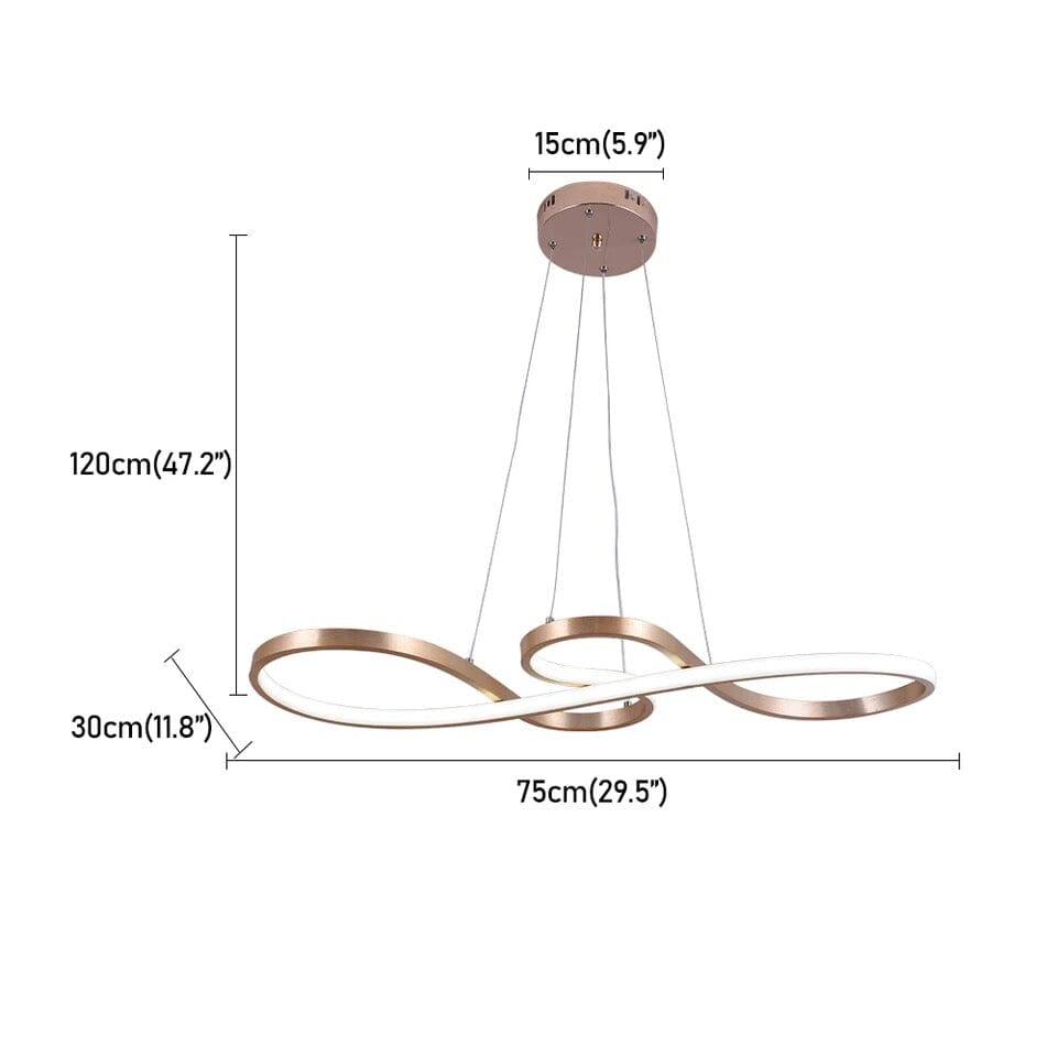 Lampadario LED intrecciato Korelle, lampada moderna