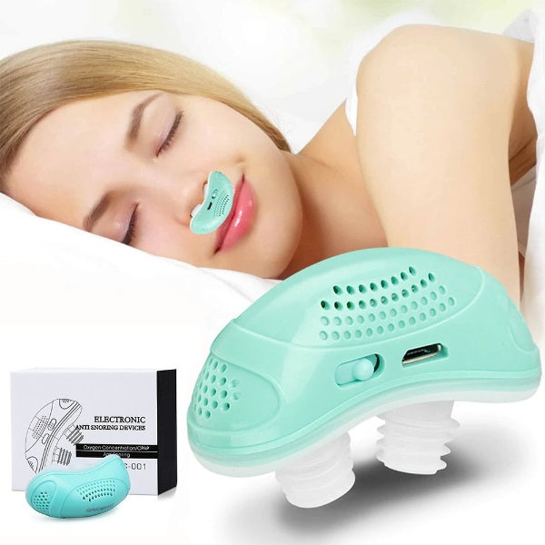 Micro CPAP Travel Sleep Apnea Device And Snore Reduction Alternative