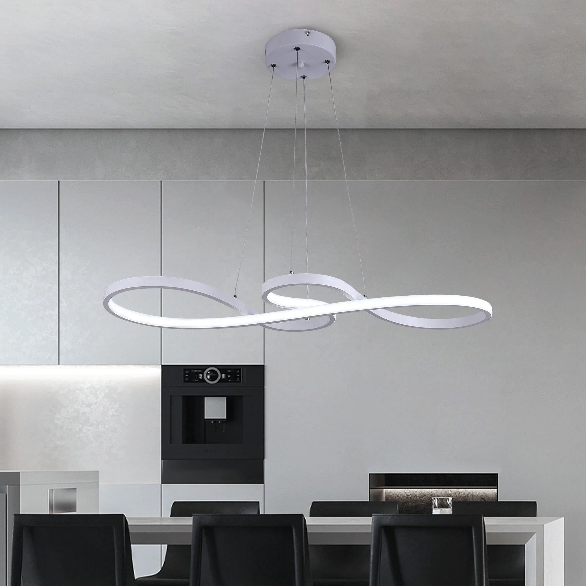 Lampadario LED intrecciato Korelle, lampada moderna