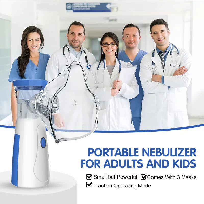 Silent Nebulizer Pro Quiet Portable Breathing Relief Anywhere