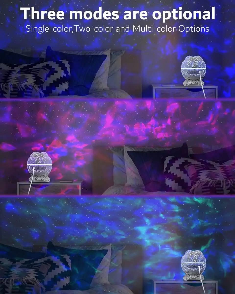 DinoGlow Magischer Sternenhimmel-Projektor für Kinderzimmer