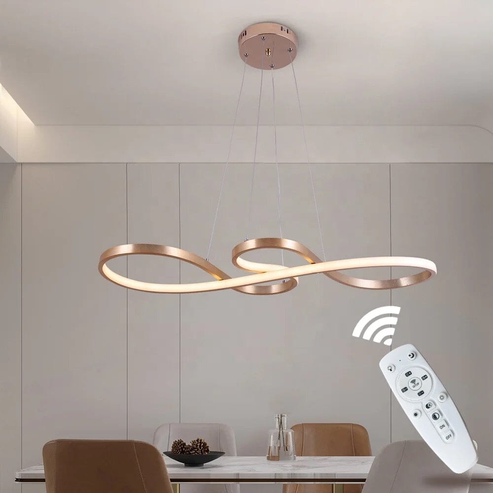 Lampadario LED intrecciato Korelle, lampada moderna