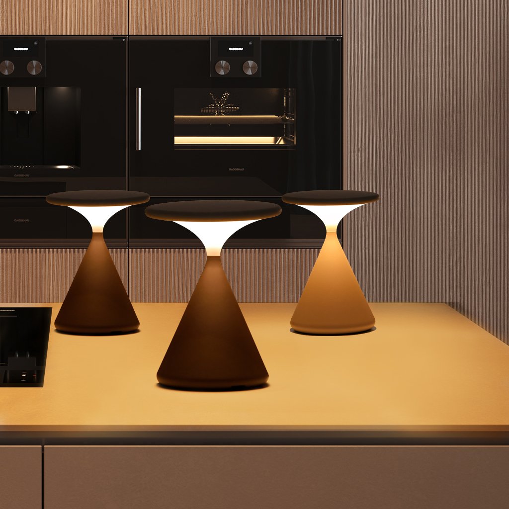 LuminaHour Cordless Hourglass Lamp For Contemporary Homes