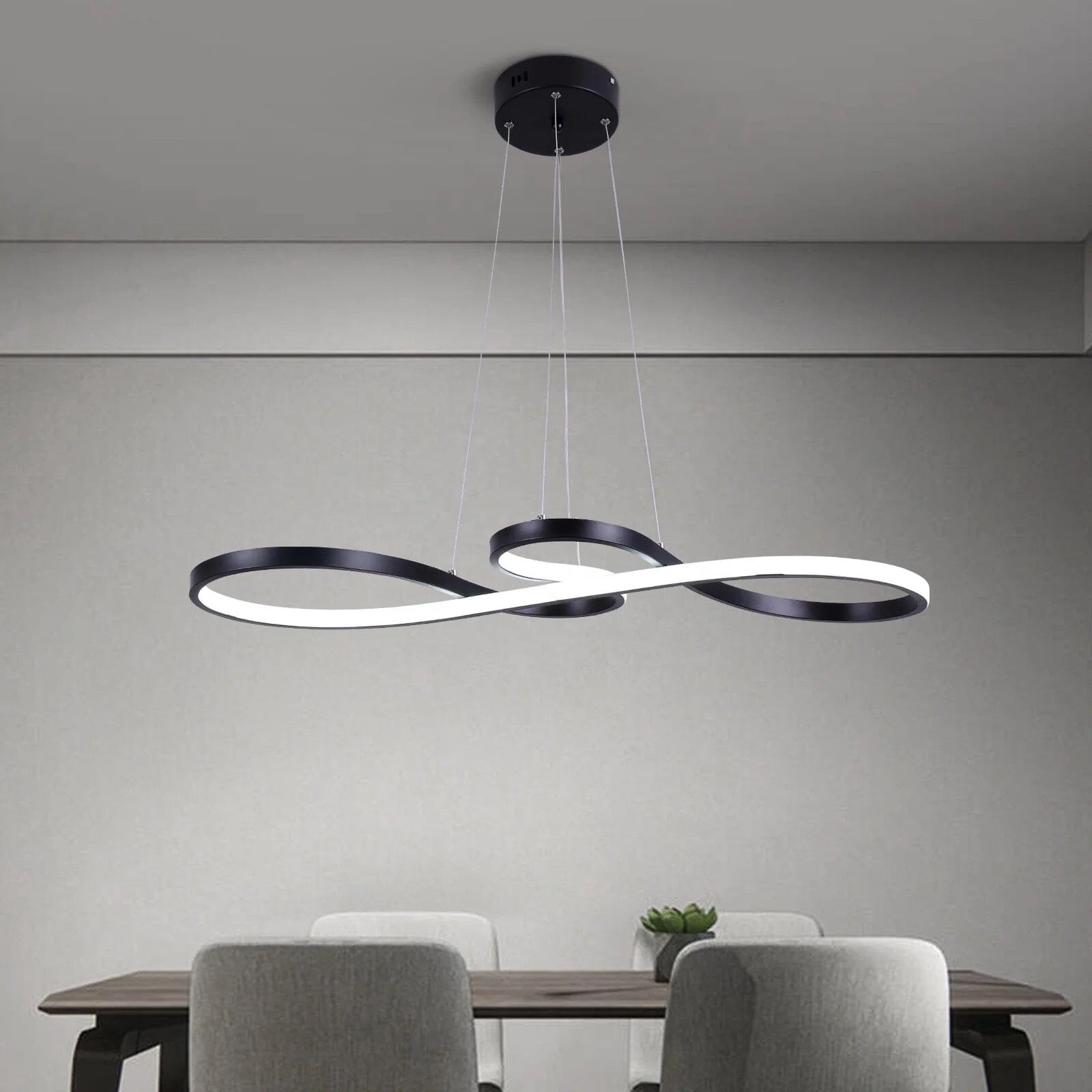 Lampadario LED intrecciato Korelle, lampada moderna