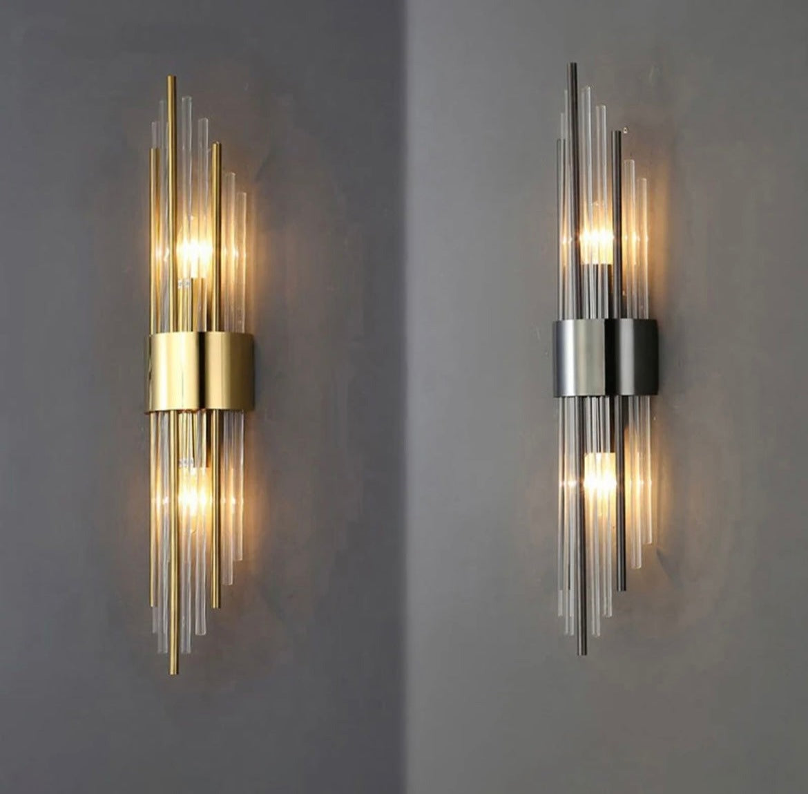 NovaRay Moderne Wandleuchte mit LED Kristall Leuchte Elegant