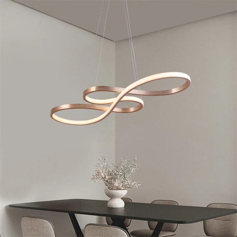 Lampadario LED intrecciato Korelle, lampada moderna