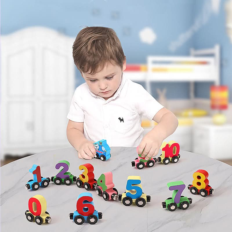BrightRail Magnetic Number Train For Creative Learning From Age Two