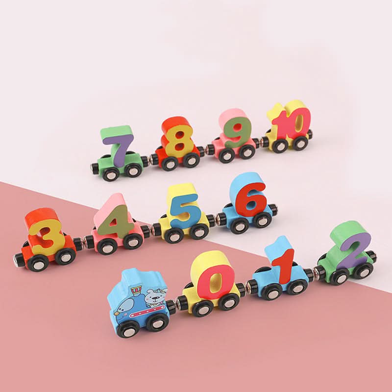 BrightRail Magnetic Number Train For Creative Learning From Age Two