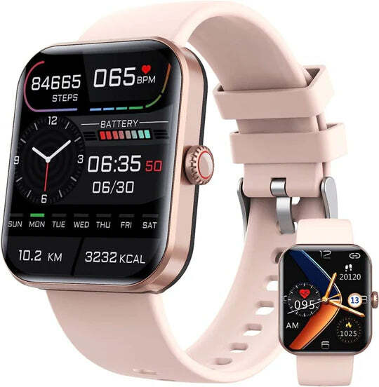 Montre connectée de surveillance de la glycémie | Montre intelligente pour test non invasif de la glycémie | Fervei