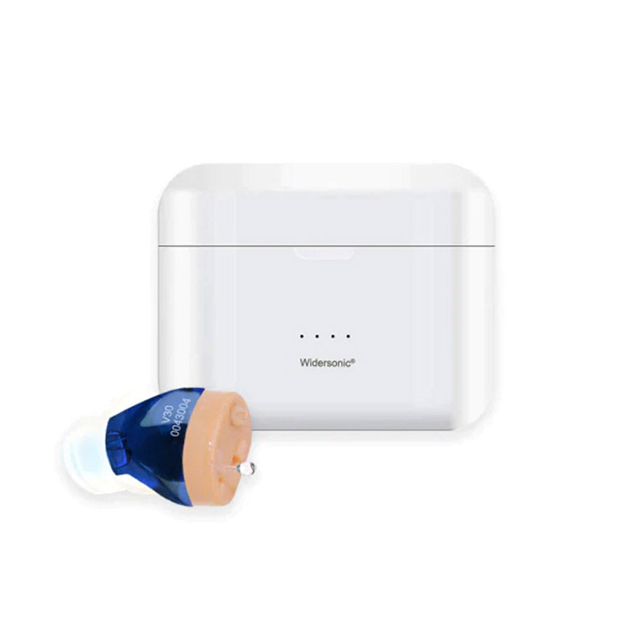 Pair Of Rechargeable Hearing Aids That Are Invisible For Everyday Use