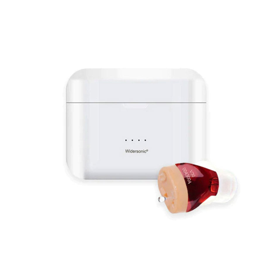 Pair Of Rechargeable Hearing Aids That Are Invisible For Everyday Use