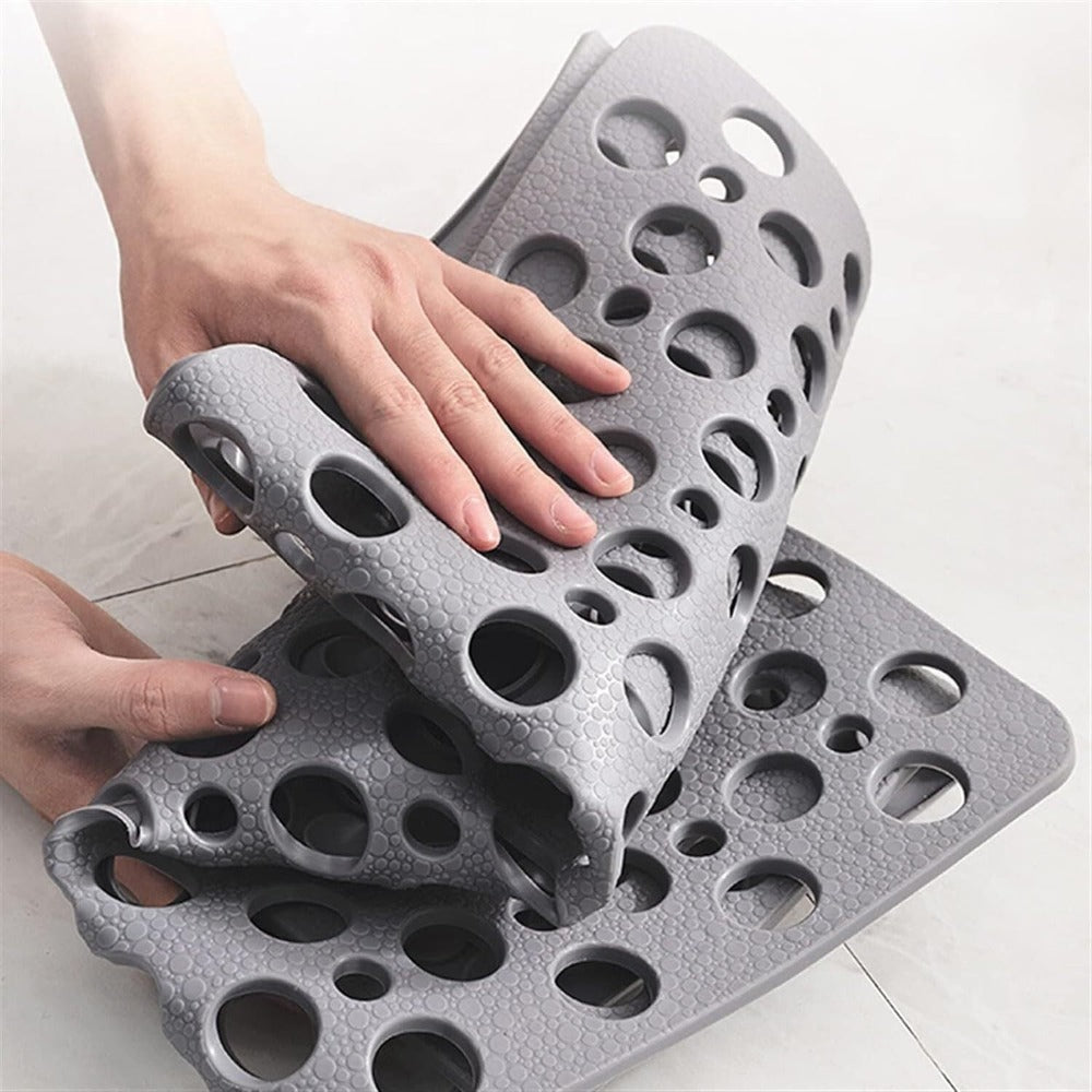 Non Slip Shower Mat Suction Cups For Safer Showers Drainage