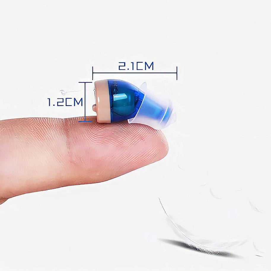 Pair Of Rechargeable Hearing Aids That Are Invisible For Everyday Use