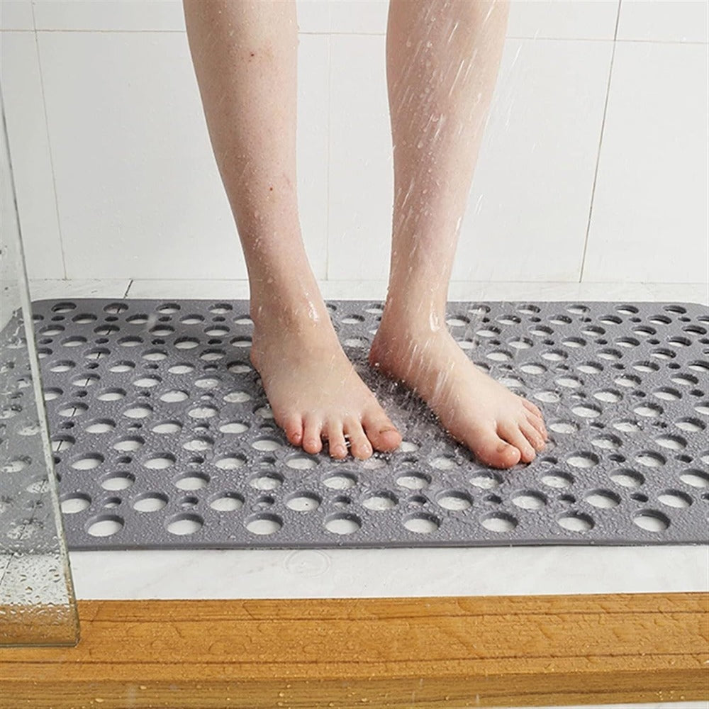 Non Slip Shower Mat Suction Cups For Safer Showers Drainage