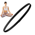 Set da 4 Fasce Elastiche Antiscivolo per Capelli per Donna e Uomo, Yoga e Corsa