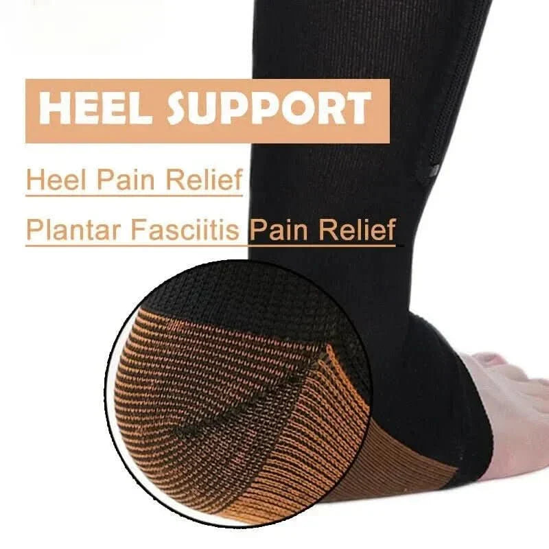 NovaCircula Zippered Compression Socks for Support and Relief