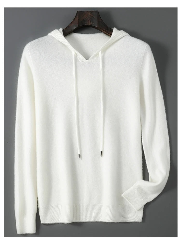 Herre Kasjmirsweater, Blød Og Varm, Kun Håndvask