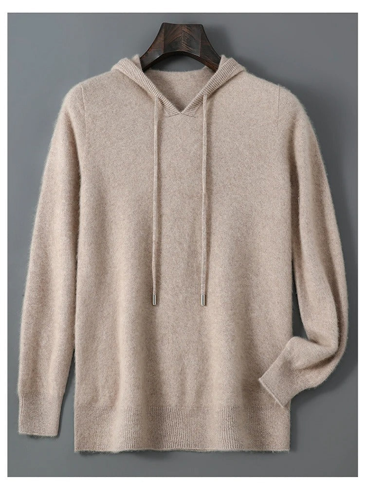 Herre Kasjmirsweater, Blød Og Varm, Kun Håndvask