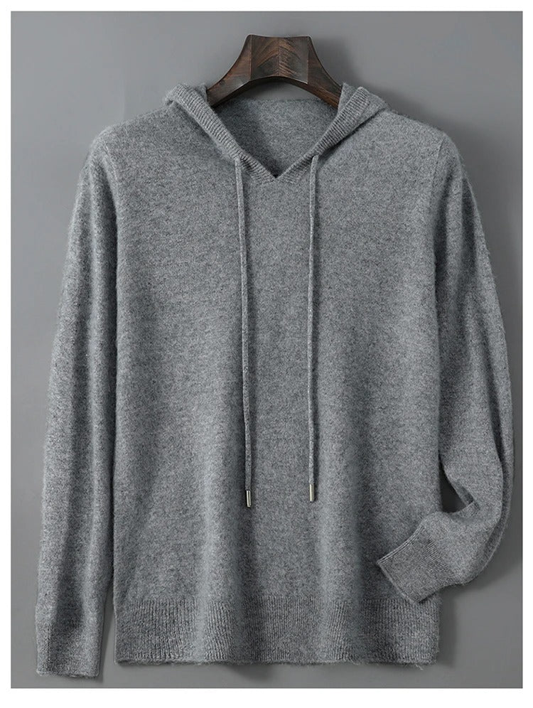 Herre Kasjmirsweater, Blød Og Varm, Kun Håndvask