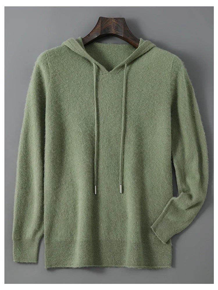Herre Kasjmirsweater, Blød Og Varm, Kun Håndvask