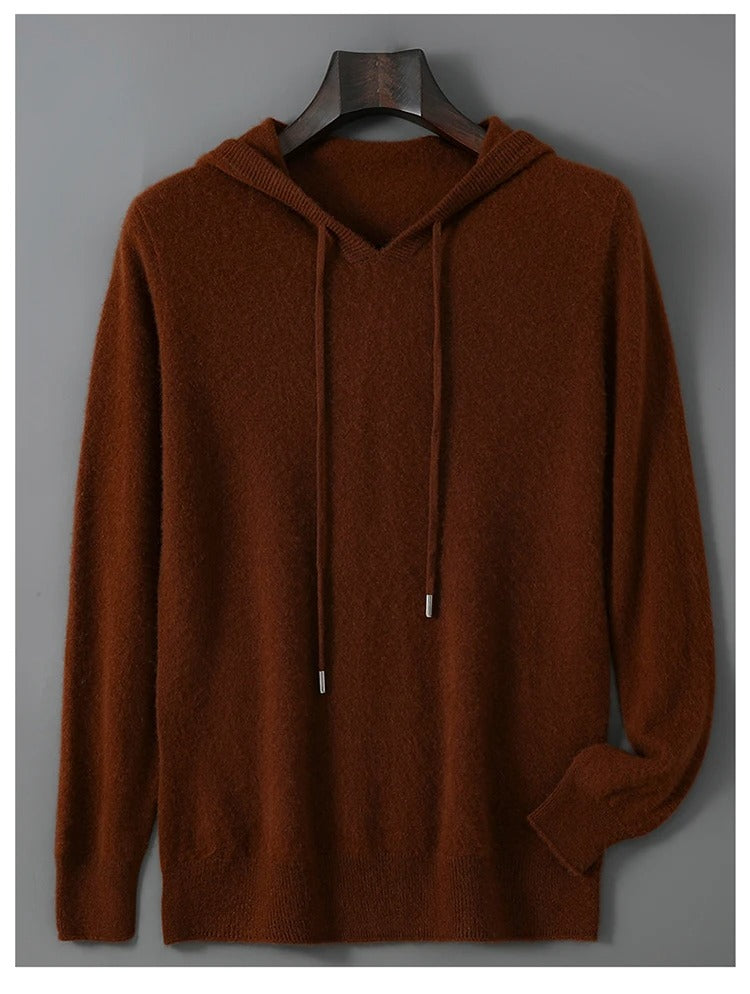 Herre Kasjmirsweater, Blød Og Varm, Kun Håndvask