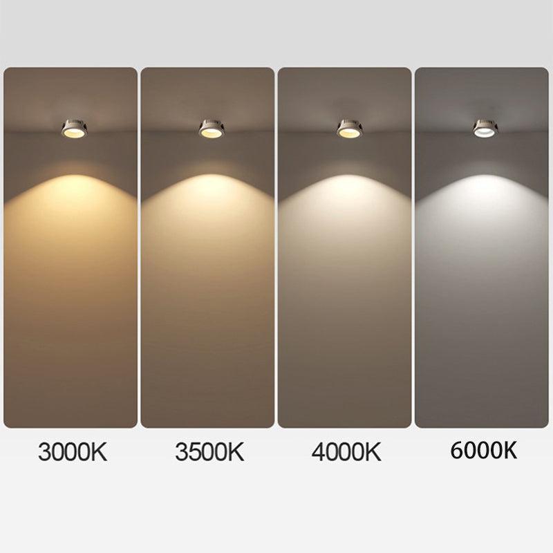 AstraGlow Circular LED Spotlight Ceiling Light With Flush Mount