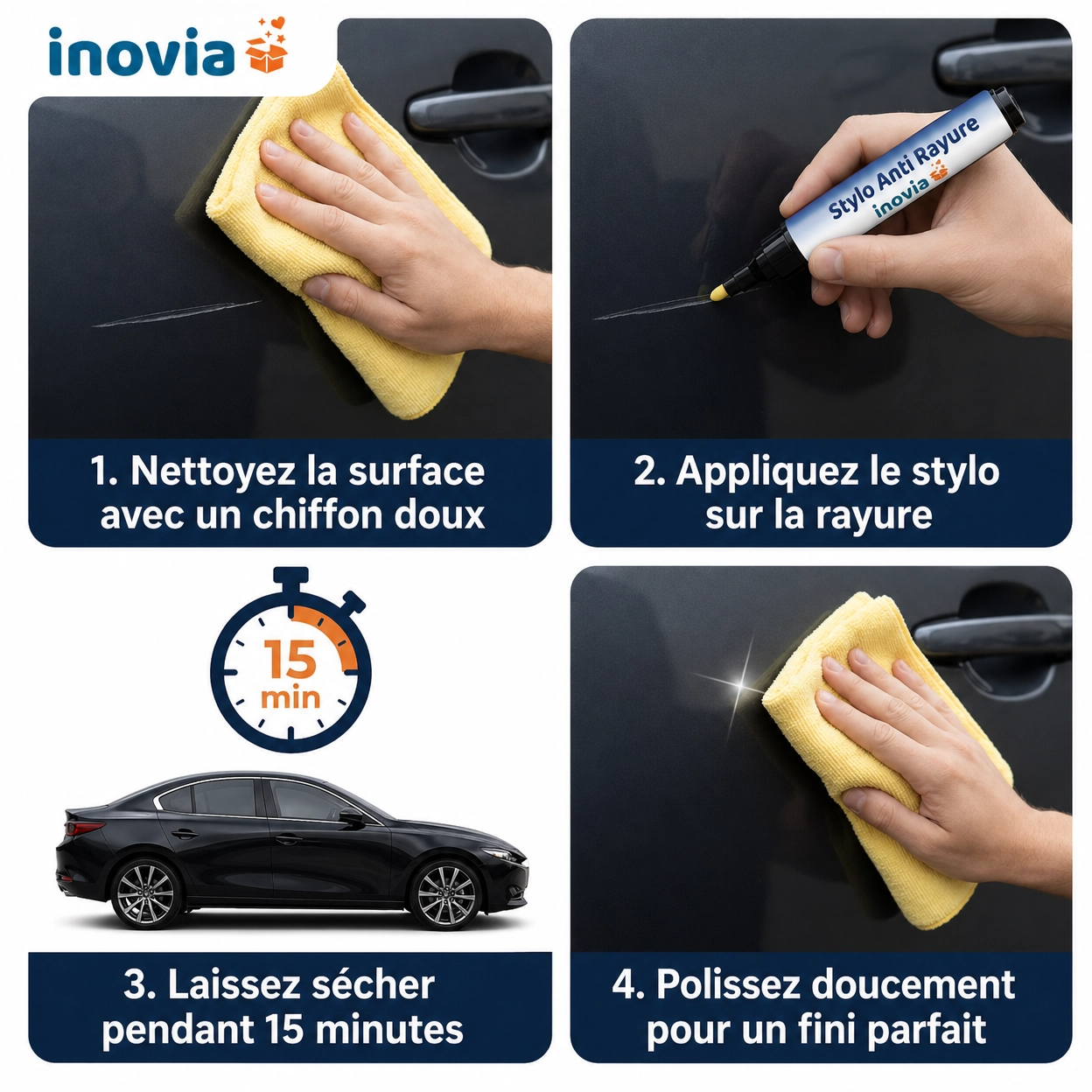 Universal Car Paint Scratch Repair Pen For Deep Scratches And Damage