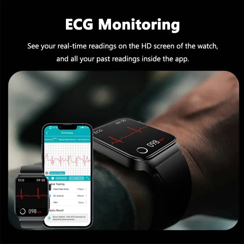 Smartwatch Avanzato per la Salute con Monitoraggio Completo della Salute
